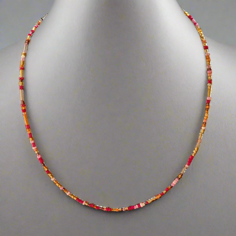 Seed bead choker