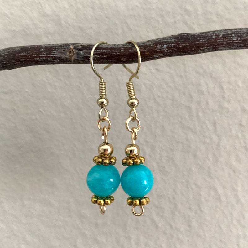 Small bead earrings