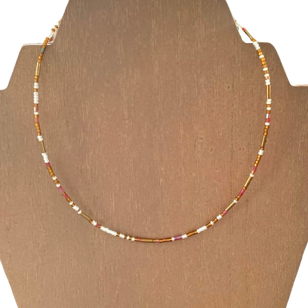 Seed bead choker