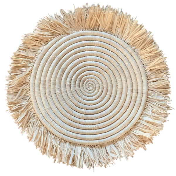 Trivet with fringe (large)