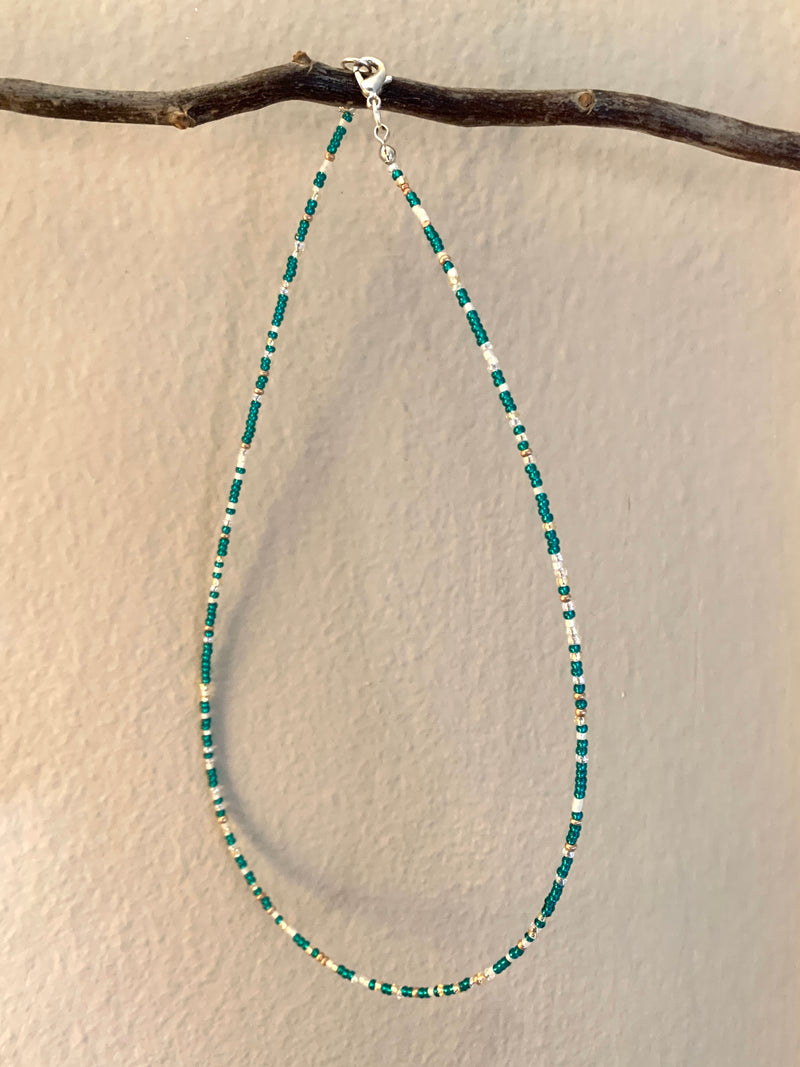 Seed bead choker