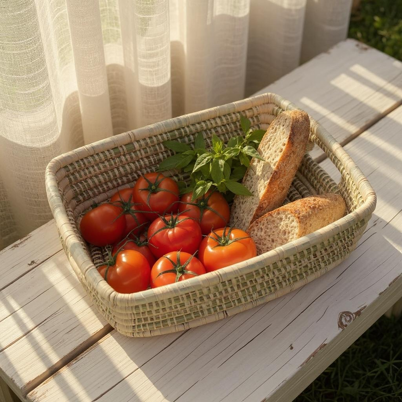 Rectangular basket