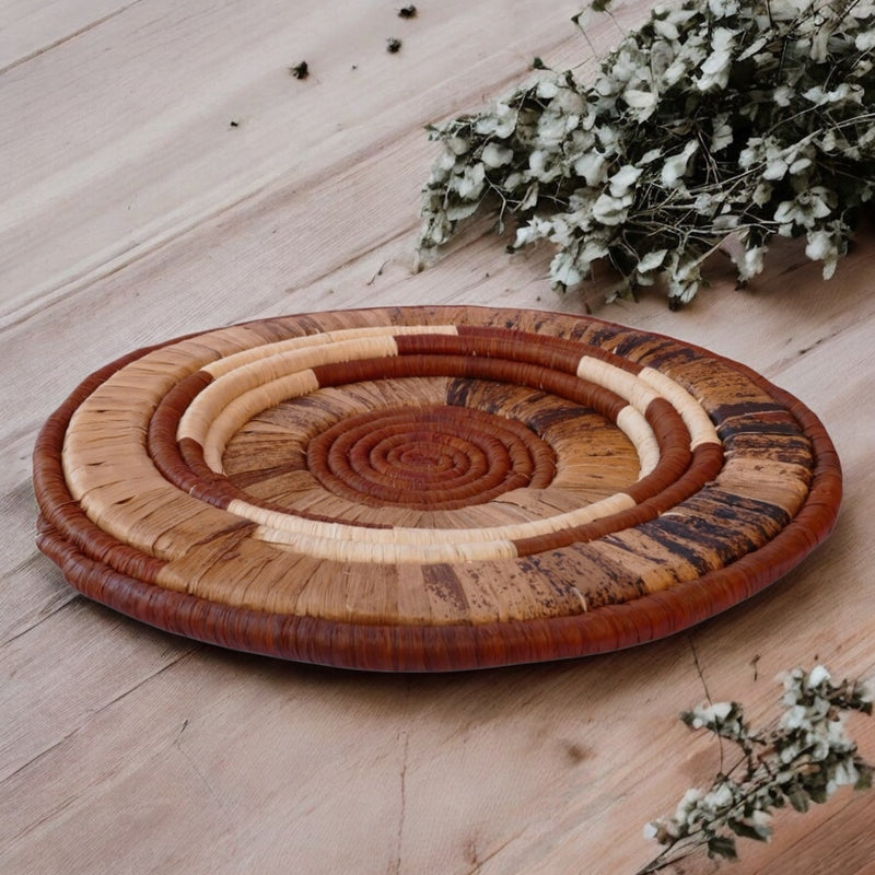 Banana Bark Wall Plate