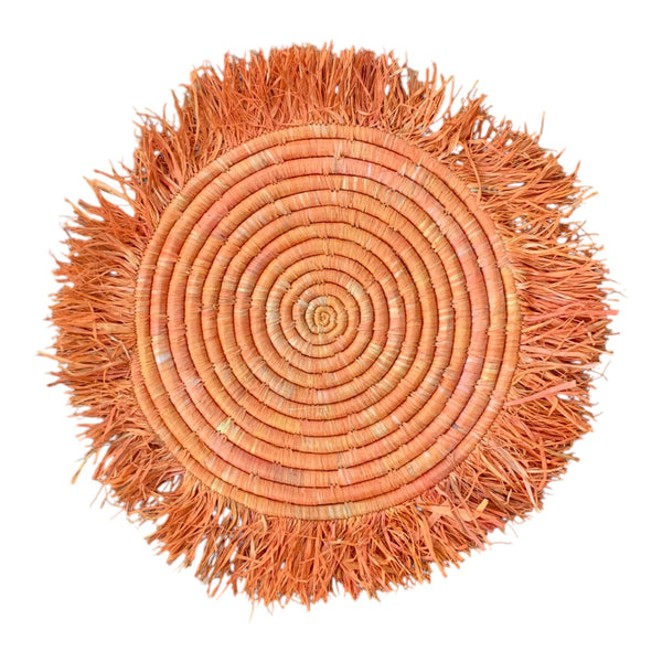 Trivet with fringe (large)